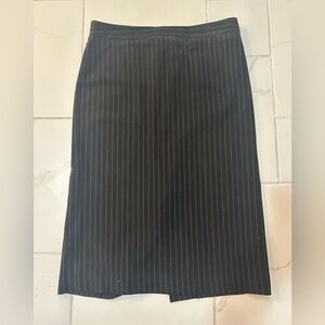 Forever 21  Black Pinstripe Skirt pencil size s